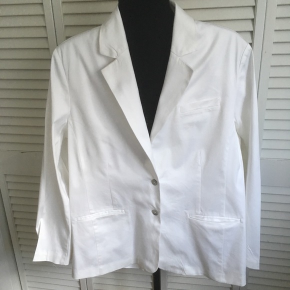 chicos white blazer